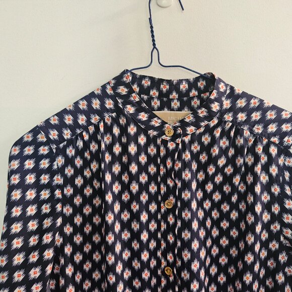 Long-sleeved Navy Blue Michael Kors Romper - Picture 4 of 8